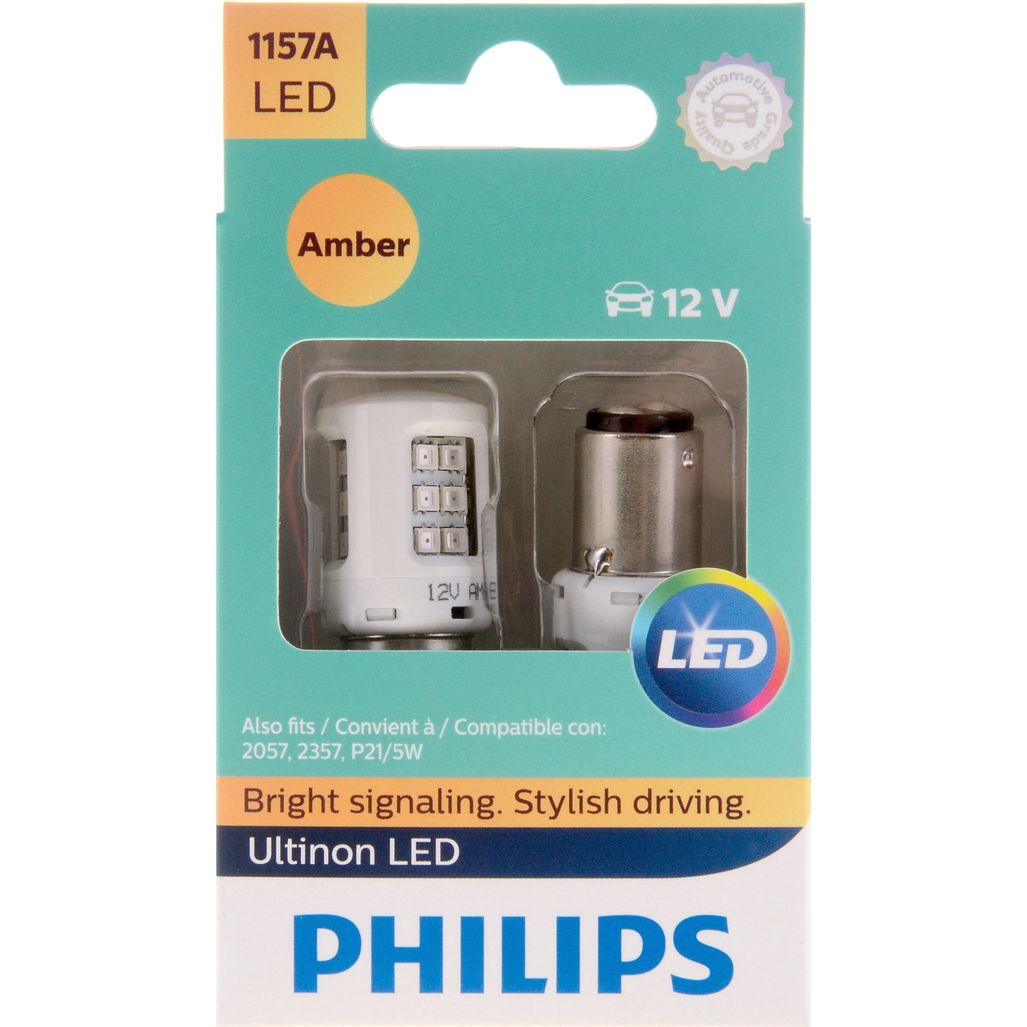 Philips Ultinon 1157A Amber LED, 2 Pack