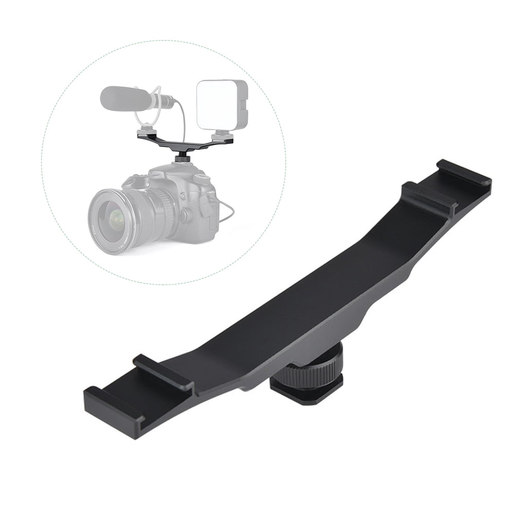 Jual ULANZI PT-2 DUAL COLD SHOE EXTENSION BRACKET FOR DSLR SMARTPHONE