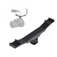 thumbnail image 1 of Flash Cold Shoe Bracket, Aluminum Alloy Double Cold Shoe Bracket  Anodizing  For Supplementary Light, 1 of 8