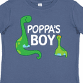 thumbnail image 4 of Inktastic Poppa's Boy Grandson Dinosaur Boys Toddler T-Shirt, 4 of 5