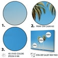 thumbnail image 3 of Designart "Blue Palm Tree In The Sea Breeze I" Coastal Canvas Prints, 3 of 7