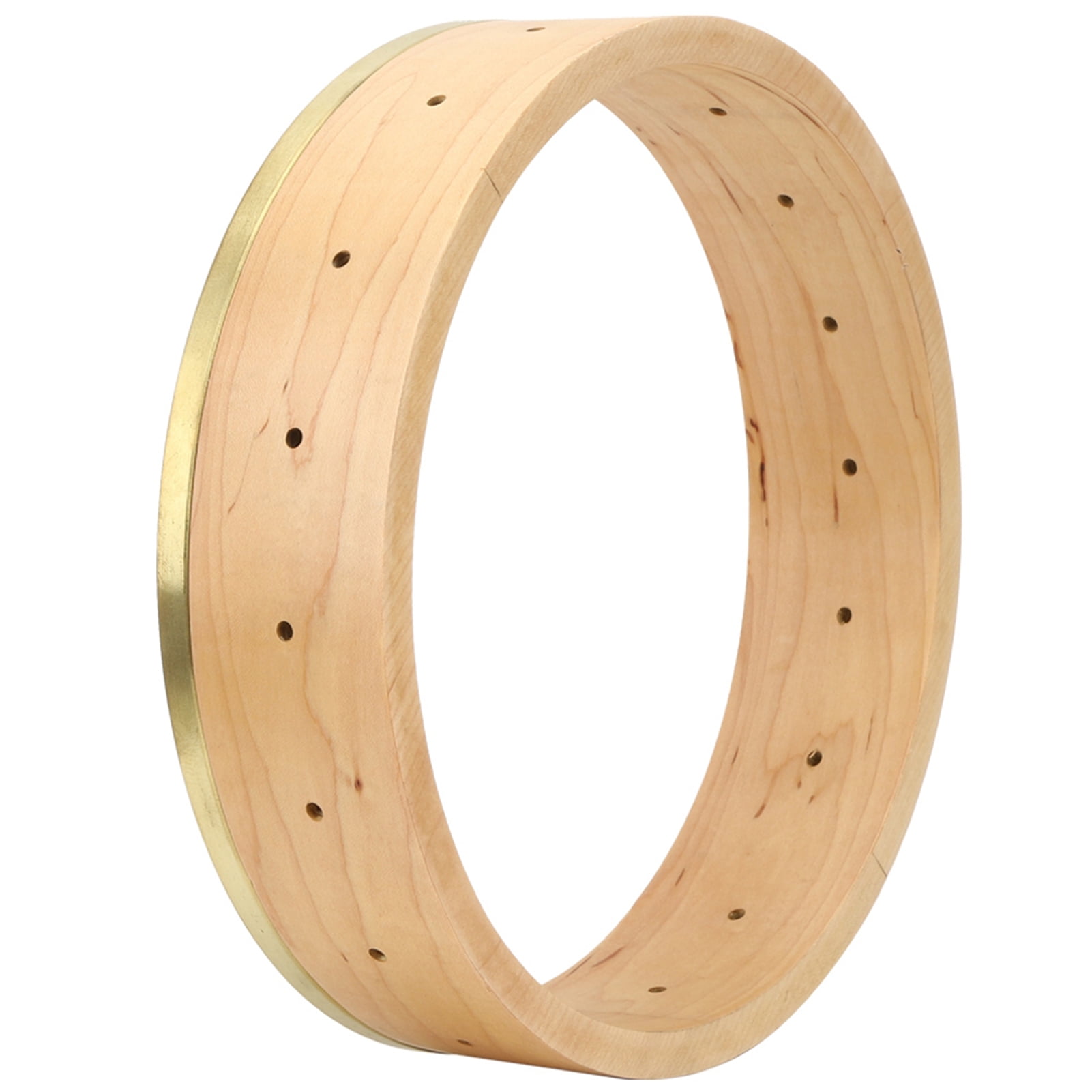 Yajisi 11 Inches / 27.9 cm Maple Banjo Rim with Copper Ring, Premium Luthier Maker Tool and Replacement Parts for Stringed Musical Instrument Accessories, Wood Color, New
