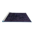 thumbnail image 2 of Ahgly Company Machine Washable Indoor Rectangle Persian Blue Traditional Area Rugs, 3' x 5', 2 of 4