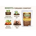 thumbnail image 3 of Premium Organic Compost - Nutrient Rich Soil Amendment for Gardens, Flowers, & Vegetables - Improves Soil Structure & Balance - Resealable Bag (7lb), 3 of 3