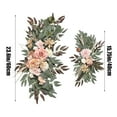 thumbnail image 3 of Clearance Under 10$! 2PC Simulated Bouquet High End Wedding Table Staircase Table Flower Festival Banquet Indoor Room 2 Piece Set Outdoor Indoor Garden Home Decoration, 3 of 6