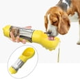 thumbnail image 3 of de botellas Tazón Recipiente de comida para caminar, Porta bolsas, Pequeño y liviano Amarillo Zulema botella de agua para perros, 3 of 8