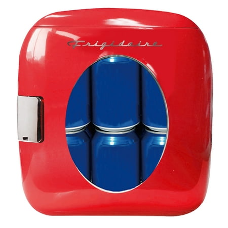 Frigidaire Portable Retro 12-Can Capacity Mini Cooler, EFMIS462, Red