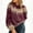Wine, variant on Wutalume Women's Winter Casual Loose Mohair Chunky Knit Sweater, Cozy Fuzzy Top, Warm Pullover for Cold Weather and Indoor Lounging,Black L