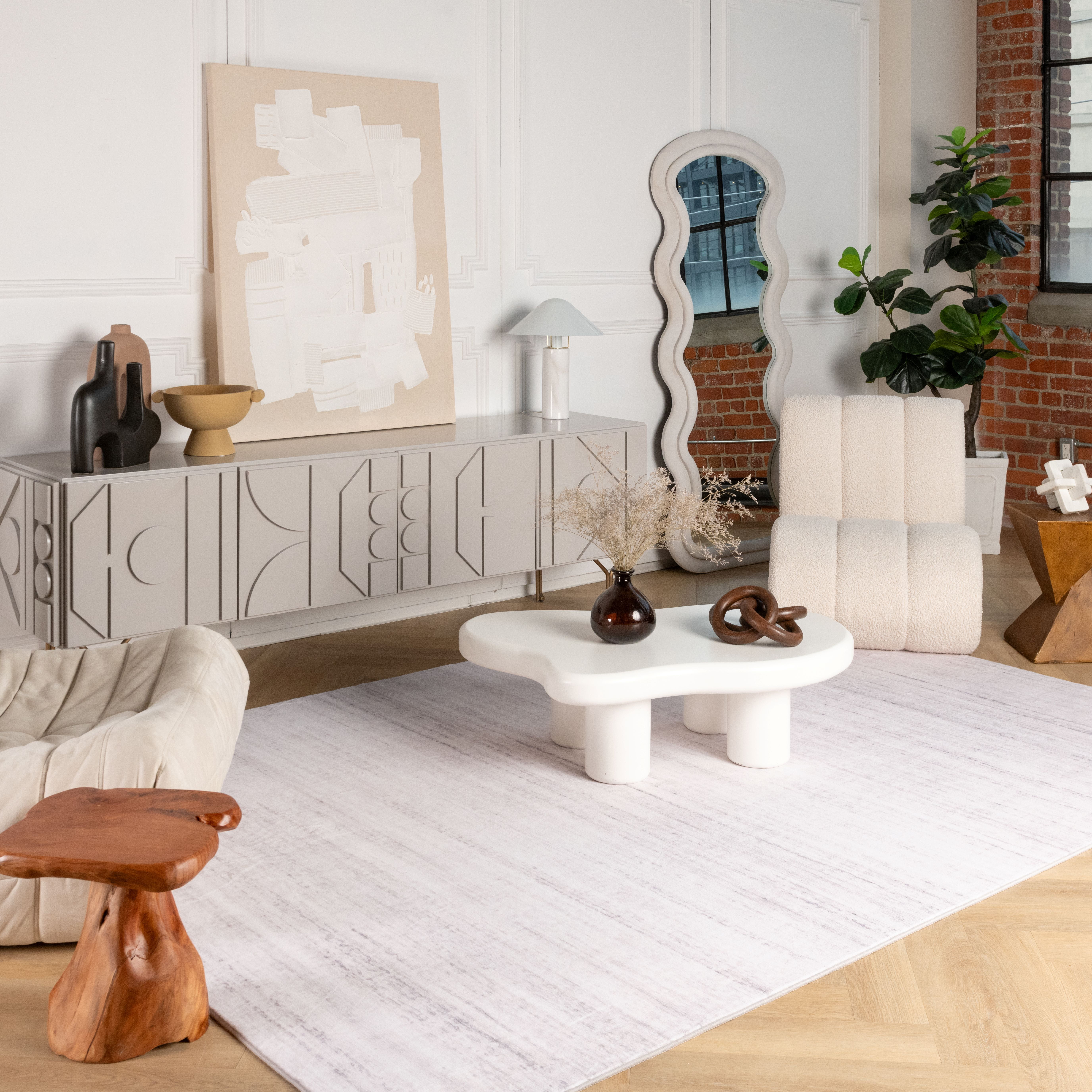 Tapis d'intérieur abstrait moderne Rug Branch