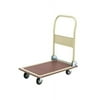 FoldAway Platform Trucks, 700lb, 18 1/2" x 28 1/2" x 32", Tropic Sand/Brown