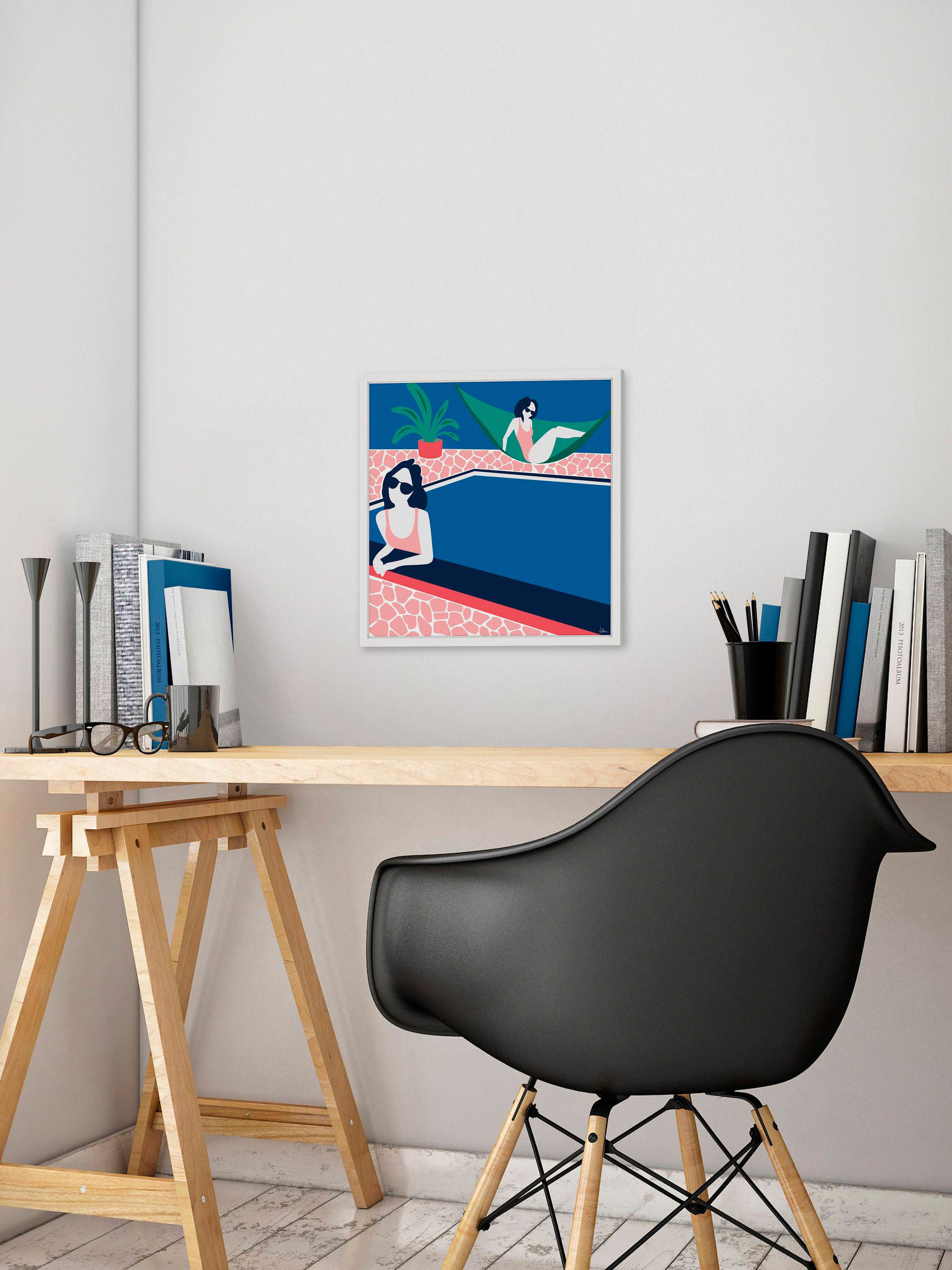 Candid Framed Painting Print