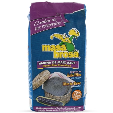 Masa Brosa Instant Blue Corn Flour Mix 2 lbs Gluten-Free