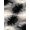 Black Gray White, Pattern 2, variant on Design&I 8'x10' Washable Area Rug Snag-Free Large Under Painterly Splash Marbled Motion Pile Covering for Dining Room, Large Office, Lounge