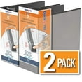 thumbnail image 1 of QuickFit® Pro Heavy Duty Single Touch Pin-Lock® View Binder, 2 Pack, 6", 1 of 3