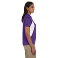 thumbnail image 2 of Harriton M355W Women's Side Blocked Micro Pique Polo, 2 of 3