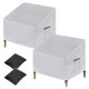 thumbnail image 1 of Uxcell 2-Pack Fundas para Sillas de Patio 31.1"Lx38.2"Wx29.1"H, Fundas Impermeables para Muebles de Exterior Apilables Protectores de Sillas Oxford para Muebles de Lounge/Gazebo/Jardín/Comedor [Gris], 1 of 1