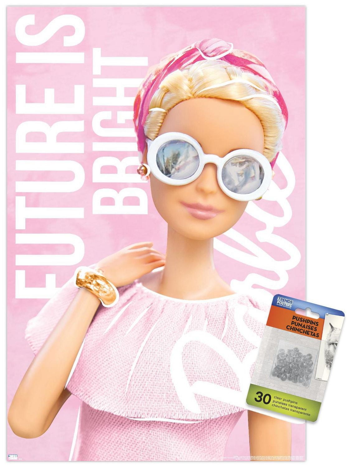 Mattel Barbie - Future is Bright Wall Poster, 22.375" x 34"