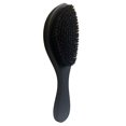 thumbnail image 1 of Cepillo para el cabello con cerdas de jabalí, distribuye aceite natural y estimula el cuero cabelludo, ideal para barbas, negro, 1 of 5