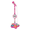 thumbnail image 4 of Instrumento de música Juguetes Micrófono Soporte de juguete de cumpleaños Portátil 5 luces Props de Juguete Rosado Sunnimix Micrófono para niños, 4 of 8