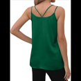 thumbnail image 4 of Camisetas Sin Mangas para Mujer, Corte Holgado, Sin Mangas, Cuello en V, Camisola, Blusa, Camisa Verde M, 4 of 5