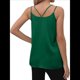 thumbnail image 4 of Camisetas Sin Mangas para Mujer, Corte Holgado, Sin Mangas, Cuello en V, Camisola, Blusa, Camisa Verde XL, 4 of 5