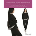 thumbnail image 5 of MeMoi Women's Hacci Matching Pullover Top and Jogger Pants Set - Womens - Female, XS, Black, 5 of 8