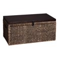 thumbnail image 1 of Coffre de Rangement en Jacinthe d'Eau - Noir Lavé, Espresso, 1 of 6