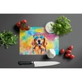 thumbnail image 3 of Golden Retriever Hippie Dawg Glass Cutting Board Large 12 in x 15 in, 3 of 5