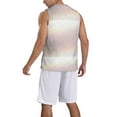 thumbnail image 2 of Pofeuu Glitter Light Pearl Print Basketball Jersey, Shirts for Men Youth Basketball Jersey Crew Neck-X-Large, 2 of 6
