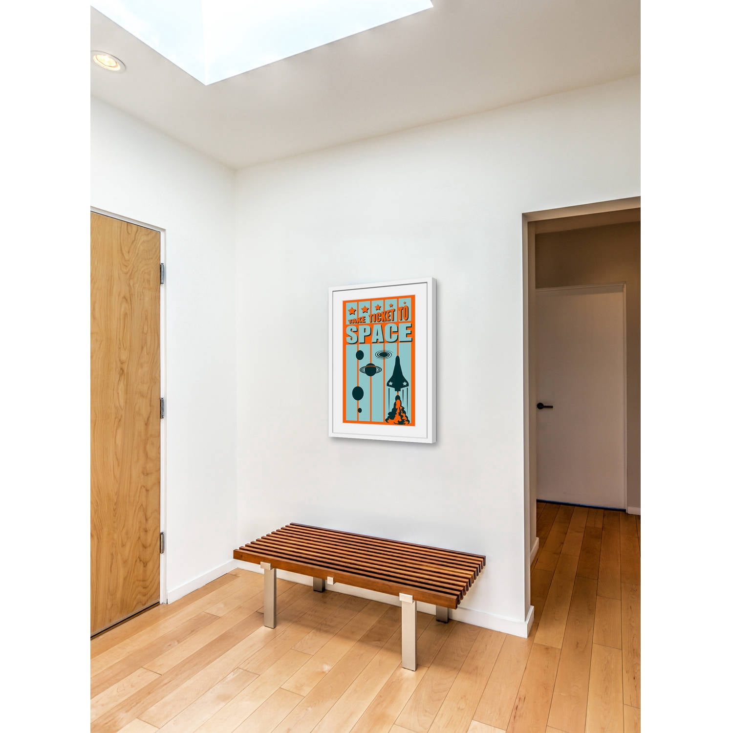 "Ticket to Space" Framed Painting Print