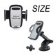 thumbnail image 3 of Soporte de coche Soporte del teléfono celular parabrisas del coche para los teléfonos ajustable Max Universal Mount Accesorios para el exterior del coche, 3 of 8