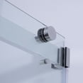 thumbnail image 4 of Vinnova Spezia 48" W x 76" H Double Sliding Frameless Glass Shower Enclosure Chrome, 4 of 16