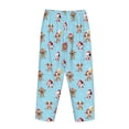 thumbnail image 7 of Fotbe winter cow cute Women's Pajama Pants,Sleepwear Pants,Pj Bottoms Drawstring And Pockets-Medium, 7 of 7