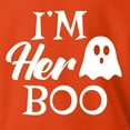 thumbnail image 3 of Wild Bobby Halloween Couples Shirts, I'm His Boo I'm Her Boo Funny Cute Ghost Costume Tshirt Idea Men Long Sleeve Shirt, 3 of 6