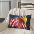 thumbnail image 5 of Balery Eagle Head With American Flag Bedding Queen Pillow Cases - Envelope Closure - Soft Brushed Microfiber Fabric - Shrinkage and Fade Resistant Pillow Cases-20"x30", 5 of 6