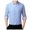 Light Blue, variant on XDZJLR Mens Shirts Fashion Casual Simplicity Korean Slim Striped Lapel Long Sleeve Tops