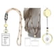 thumbnail image 2 of for Keys Retractable Lanyards for Id Badges Holder India-Agate, 2 of 5