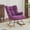 Purple, variant on Nursery Rocking Chair Teddy, Upholstered Glider Rocker with High Backrest, Comfortable Stylish Accent Armchair with Padded Seat for Living Rooms, Bedrooms, Offices