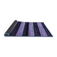 thumbnail image 2 of Ahgly Company Indoor Round Abstract Blue Modern Area Rugs, 5' Round, 2 of 4