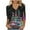 Black, variant on Christmas Shirts for Women Glitter Christmas Tree Print 3/4 Length Sleeve V Neck Tunic Tops Graphic Tees Blouse Holiday Xmas Shirts