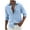 1 Sky Blue, variant on Mens Long Sleeve Checked Shirt Smart Casual Slim Fit Plaid Shirts Button Up Fitted Designer Shirt Turndown Collar Shirt Lightweight Beach Tops Spring Summer Men Lounge Wear