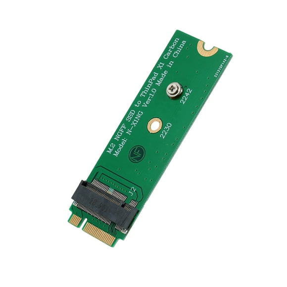NGFF M.2 to X1 Carbon 2013 Notebook SSD Converter Adapter Card Replacement for THINKPAD