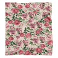 thumbnail image 5 of Floral Fuzzy Blanket: Decorative, Soft & Cozy 50x60in Flannel Bed Throw Blanket- Beautiful Flowers Bed Throw Blanket for Home, Bed, Sofa, Couch & Chair, 5 of 5