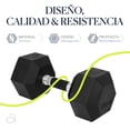 thumbnail image 2 of Mancuernas Hexagonales Set 45lbs Eleva Premium Gym Pvc 2pzs, 2 of 8
