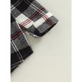 thumbnail image 6 of Toddler Baby Boy Girl Flannel Plaid Shirt Jacket Button Down Shacket Infant Kid Long Sleeve Coat Top Fall Clothes, 6 of 8