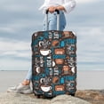 thumbnail image 7 of Gukieu Coffee Lover Print Print Suitcase Protective Cover, Elastic Zipper Buckle Suitcase Protective Cover, Suitable for Travel, Business Trip-Small, 7 of 7