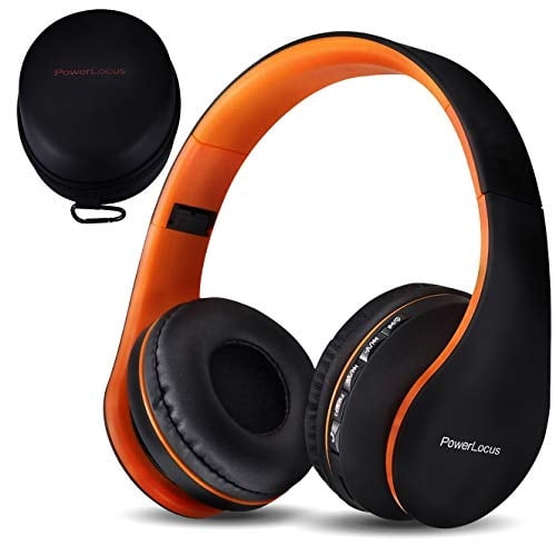Auriculares inalámbricos PowerLocus Over-Ear con micrófono para iPhone Samsung LG