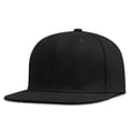 thumbnail image 2 of Gorras de hip hop de fieltro de invierno para papá, gorra de béisbol de fieltro de pico plano, hueso grande, sombreros snapback ajustados de talla grande para hombre, 56cm, 58cm, 60cm, 62cm, 64cm Fivean unisex, 2 of 2