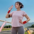 thumbnail image 6 of Unique Bargains 1 Pair of Sweat Absorbent Quick Drying Sports Wristbands Red M, 6 of 6
