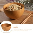 thumbnail image 6 of PTOOTP 1 Pack Assorted Color Wooden Kitchen Bowls, Round Shape, and for Everyday Use, 6 of 8